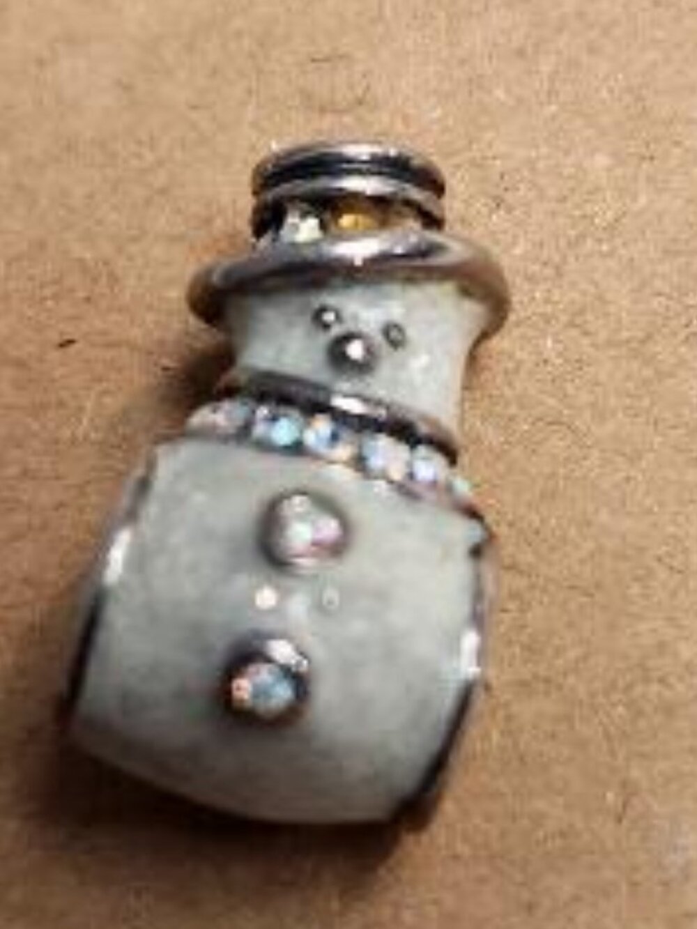 Chamilia Sterling Silver Frosty Snowman Charm